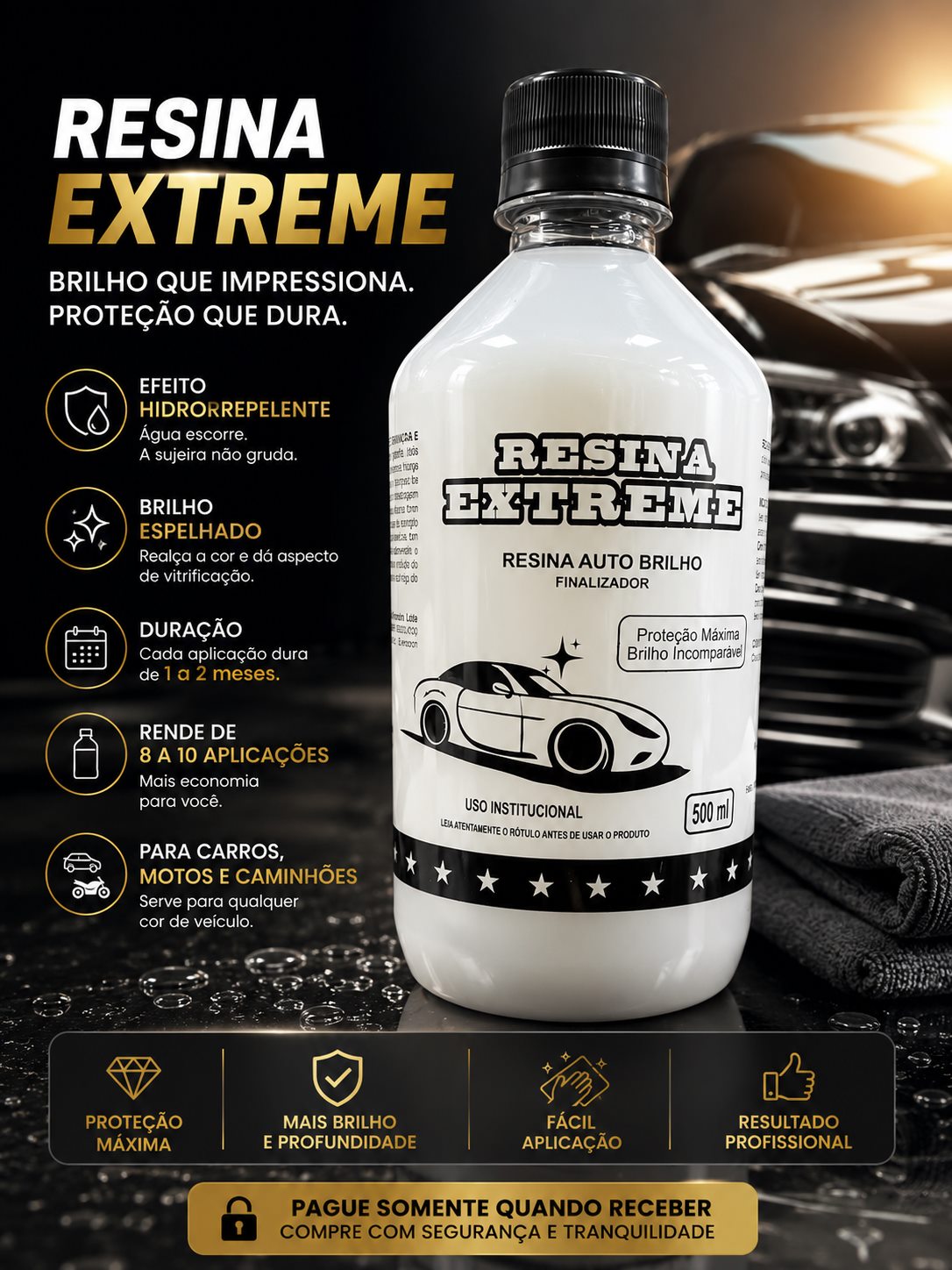 Resina Extreme com beneficios e pagamento somente quando receber